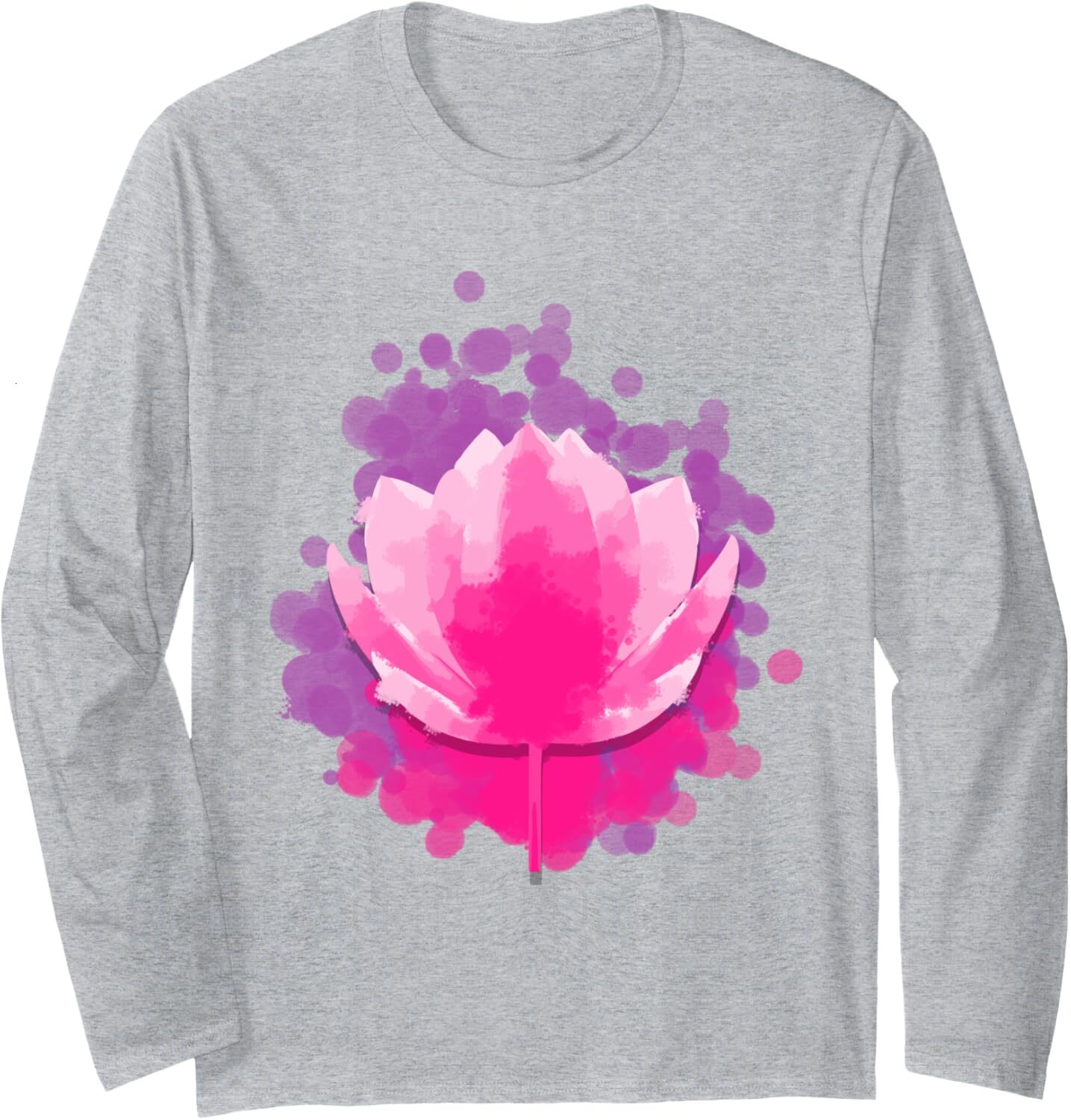 Long Sleeve Shirts for Men sweatshirt Lotus Flower Yoga Meditation Cool Yogis Pose Gift Long Sleeve Tee Streetwear Casual tops clothes