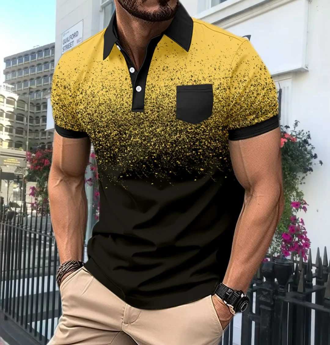 Bestselling Trendy Mens Polo Shirt Summer High end Luxury and Handsome Fashion Casual Sports Short Sleeves High Quality Mens CX240920