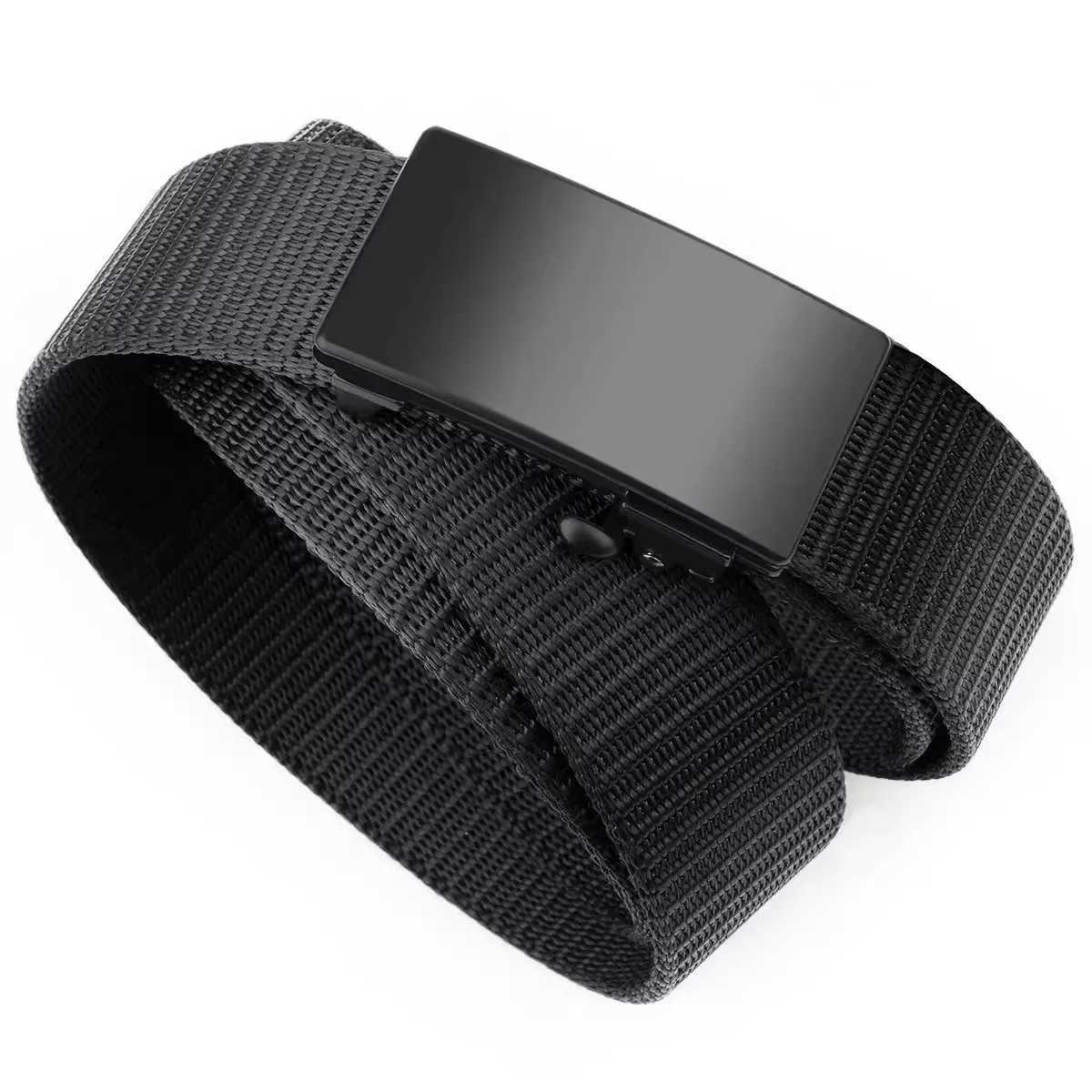 New product mens high-quality toothless automatic buckle casual mens waist belt mens business fashion belt W240920