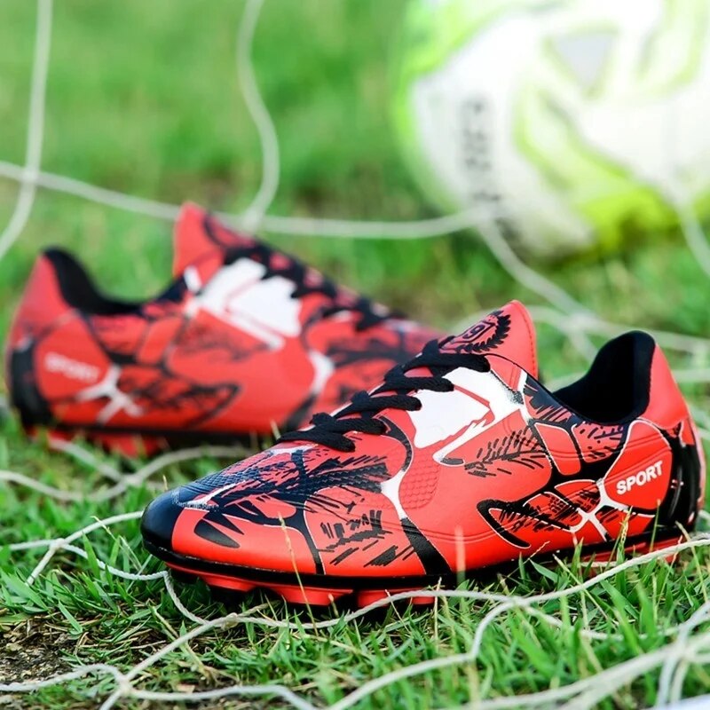 Kid's Football Boots AF/FG Soccer Cleats High Quality Breathable Training Grass Sneaker