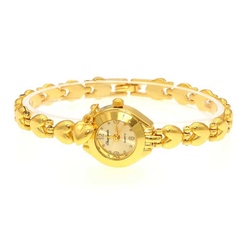 Cute Luxury Women Bracelet Watches Fashion Women Dress Wristwatch Ladies Quartz Sport Gold Watch DropshipingX240920