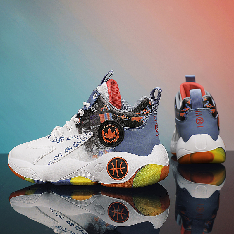 Wanux Men's Four Season Shoes Fashion Basketball Shoes Sports Running Shoes Sneakers