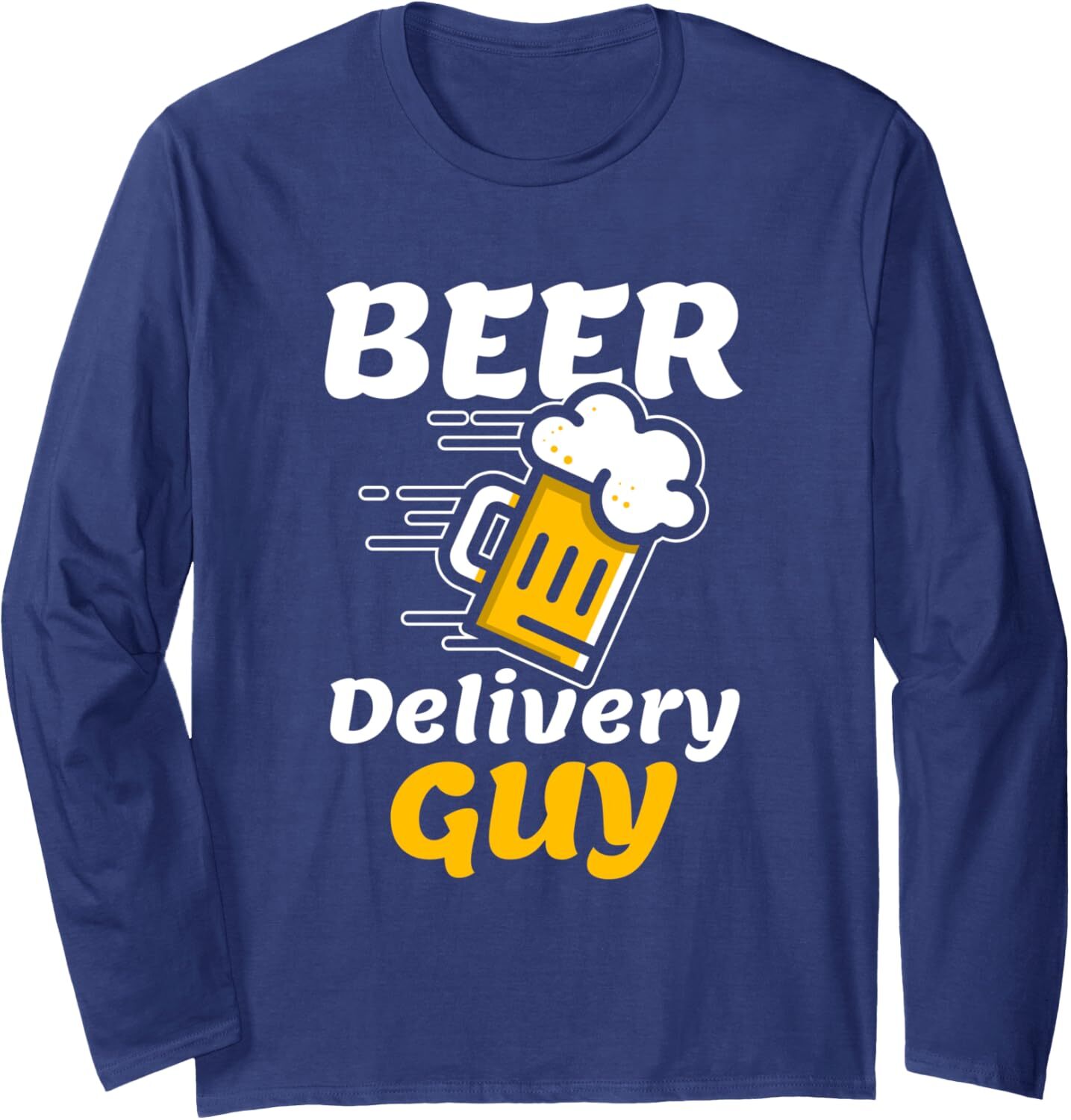 Long Sleeve Shirts for Men sweatshirt Funny Beer Delivery Guy Alcohol Liquor Drink Bar Drinker Long Sleeve T-Shirt T shirt Tee Streetwear Casual tops 