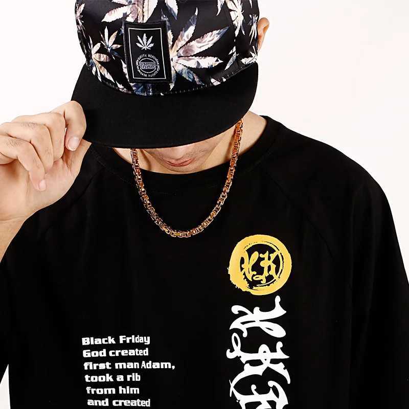 4/6/8mm Width Royal Box Chain Necklace For Men Male Stainless Steel Long Necklace Personalise Jewelry Boyfriend GiftX240919