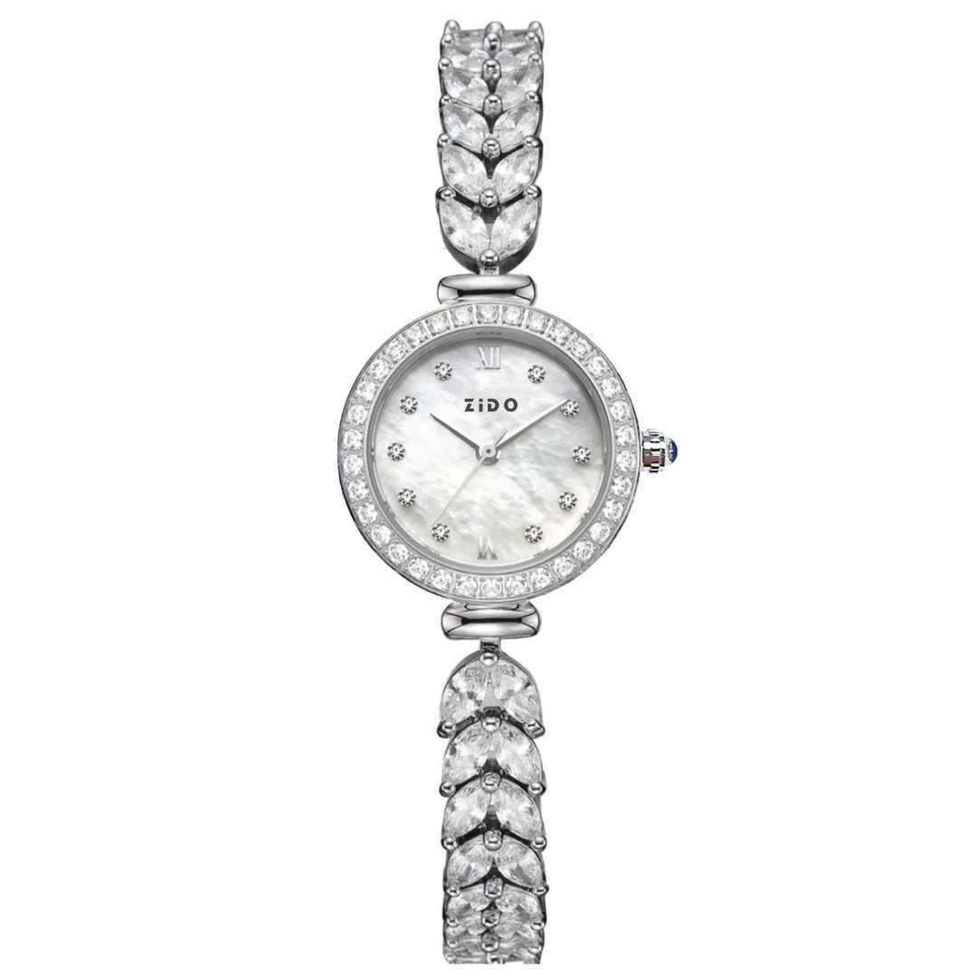 UTHAI L127 New Womens Watch Fashion Simple Light Luxury Diamond Inlaid Waterproof Ladies Mermaid Bracelet Chain Watches giftX240920