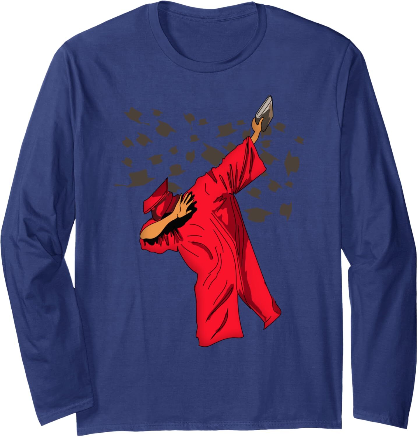 Long Sleeve Shirts for Men sweatshirt Graduation Dabbing Move Funny Dab Dance Lover Gift Long Sleeve Tee Streetwear Casual tops clothes