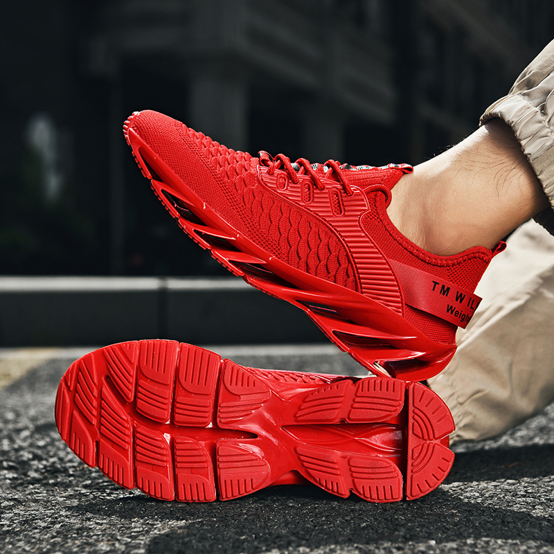 2025 new Yellow Trending Casual Summer Breathable Running Men Gym Sports Shoes Trainers Platform Sneakers Male ea07