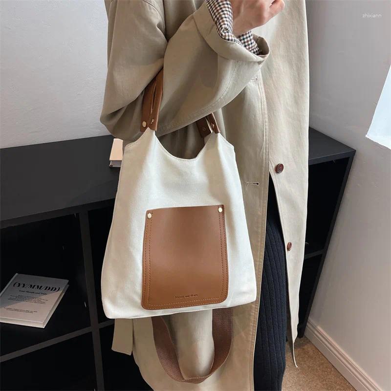 Free Shipping Shoulder Bags Miyagawa 2024 High Capacity Women's Canvas Bucket Bag Fashion Autumn Single Underarm Purses And Designer Bag Luxury B