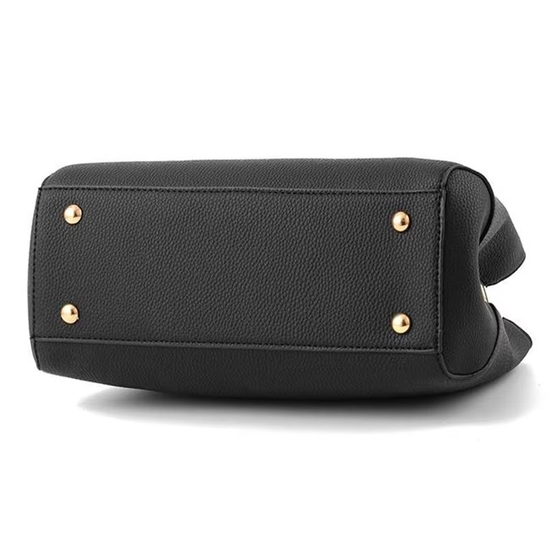 Elegant Women Messenger Bags with flower pendant for Ladies Totes Pure Handbag for female Crossbody Shoulder Bags 28cmx11cmx19cm