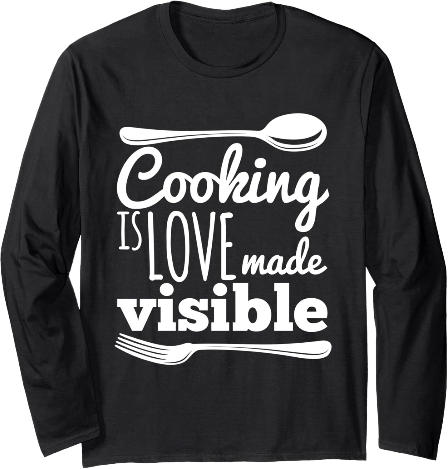 Long Sleeve Shirts for Men sweatshirt Cooking Is Love Chef Foodie Cute Birthday Long Sleeve Tee Streetwear Casual tops clothes