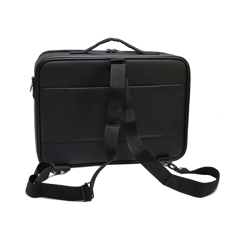 High Quality Waterproof Women PU Leather Bag Portable Cosmetic Case Large Capacity Make Up Insert Bag Travel Suitcase