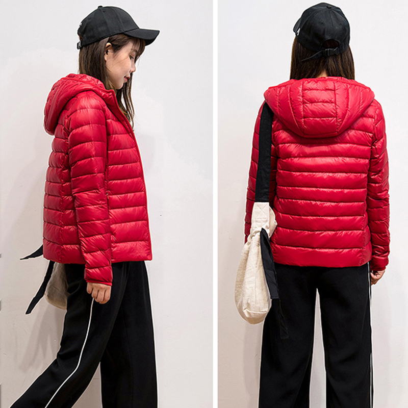 2024 New 90% Duck Women Autumn Winter Coat Lady Ultralight Down Jacket