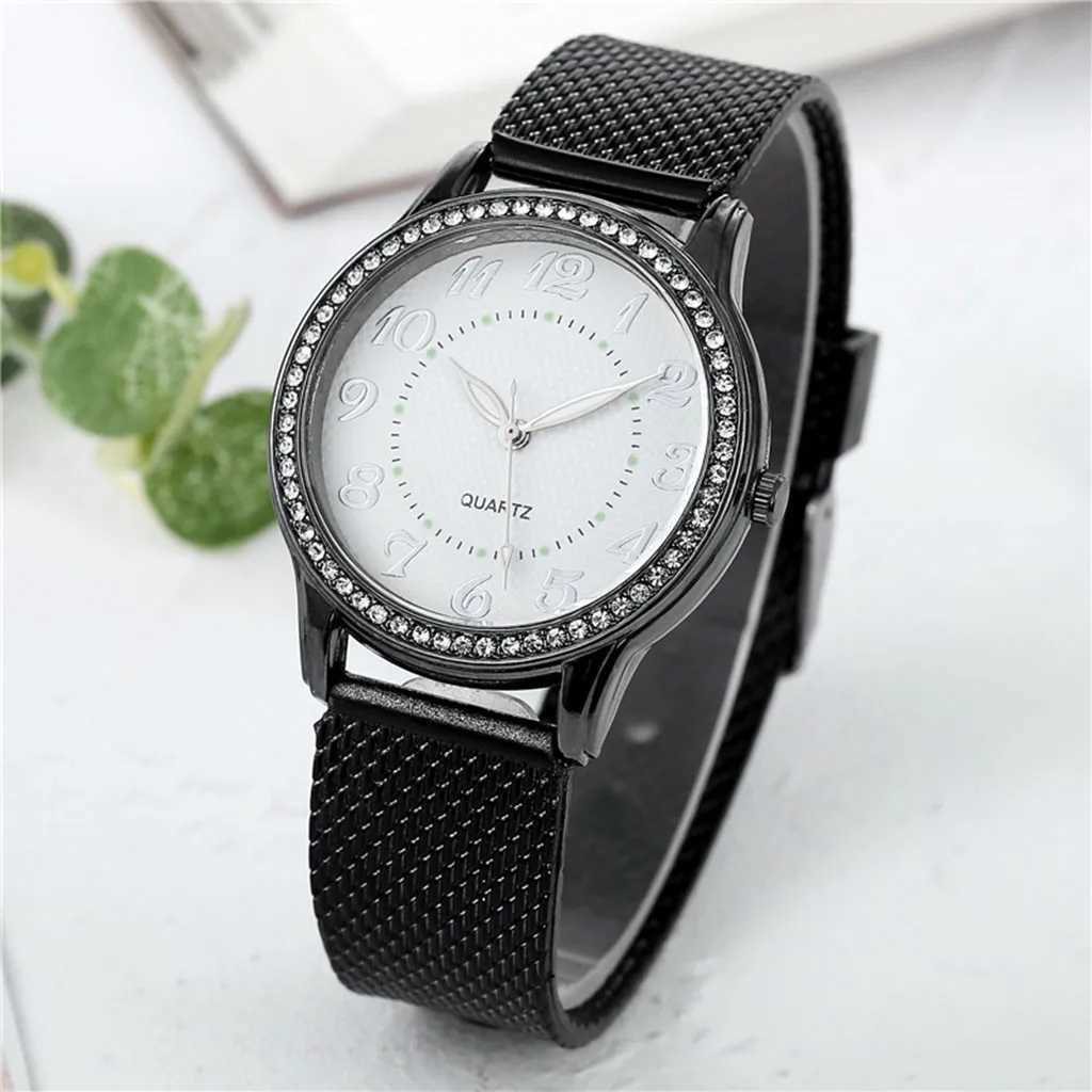 Watch For Women Luxury Watches Quartz Watch Stainless Steel Dial Casual Bracele Watch Ladies Quartz Wristwatch Simple AtmosphereX240920