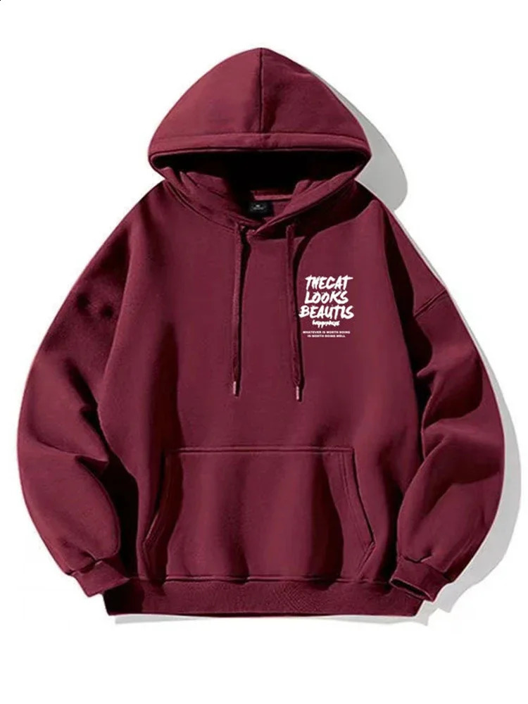 casual streetwear hoodie fashion Hoodies Mens Comfortable Fashion Hooded Sweatshirt Hip Hop Streetwear Clothes Y2K Hoody C 240910