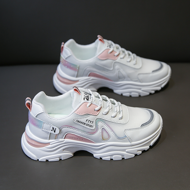 Women's White Sneakers 2024 - Sporty Summer Platform hot Gym Shoes for Women