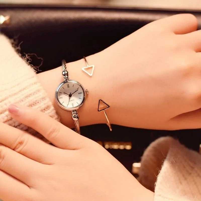 Fashion Bracelet Watches for Women Luxury Stainless Steel Retro Ladies Quartz Wristwatches Women Dress Clock X240920