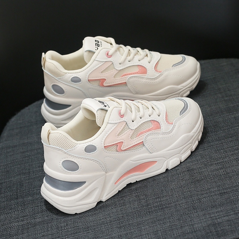 Dad Girl Instagram Trendy 2023 Autumn New Women's Versatile Internet Celebrity White Korean Edition Casual Sports Shoes