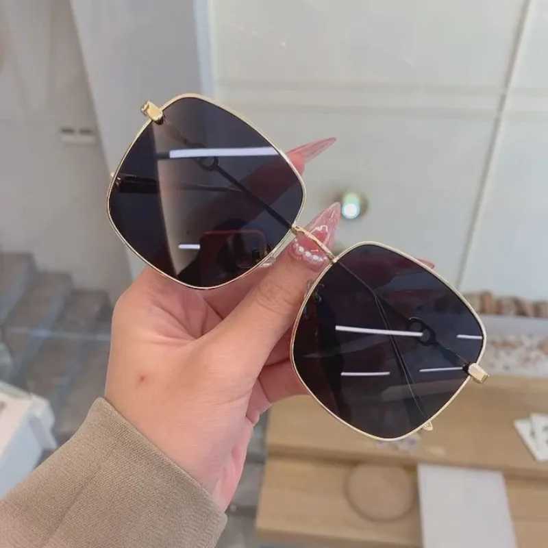 Fashion Oversized Square Sunglasses Woman Brand Designer Vintage Square Sun Glasses Female Big Frame Shades UV400 GlassesX240920
