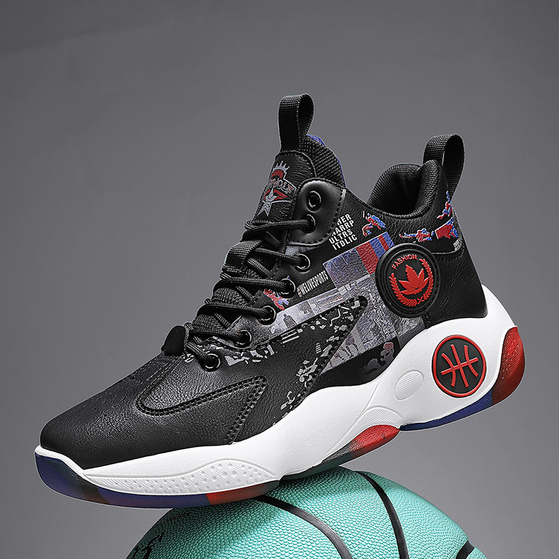 Wanux Men's Four Season Shoes Fashion Basketball Shoes Sports Running Shoes Sneakers