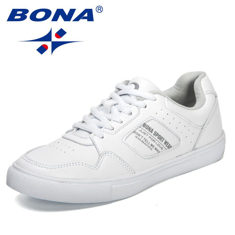 2023 BONA New New Designers Ladies Flat Skateboarding Sneakers Soft Casual Platform Women Lightweight Breathable Walking Shoes d170