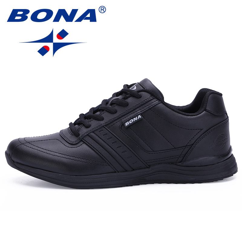 New BONA Hot Style Walking Lace Up Sport Outdoor New Jogging Athletic Shoes Comfortable Men Sneakers Free Shipping e5ba