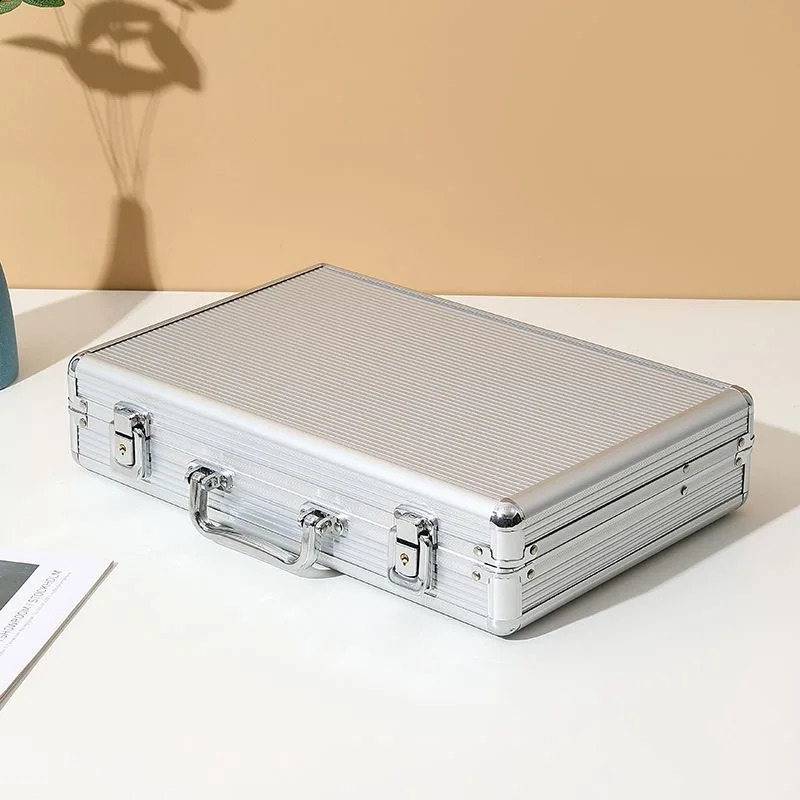 DELESYS 61224 slot large capacity aluminum alloy watch storage box multipurpose lockable metal 240912