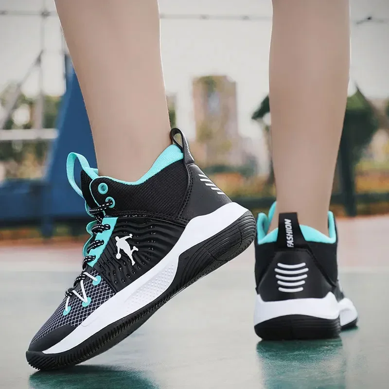 Vanmie 2023 Basketball Shoes Fashion Sneakers for Kids Boys Basket Shoes Comfort Sport Sneakers Children's Training Sneakers