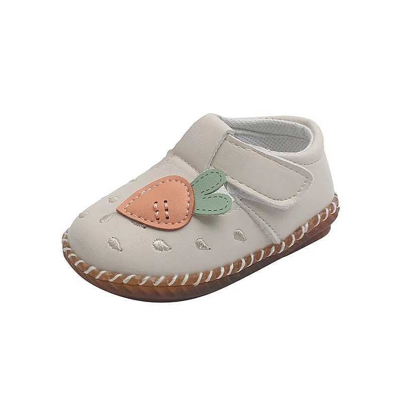 Summer Baby Shoes Carrot Soft Bottom Childrens Cute Leather Shoes Princess Toddler Shoes Non-slip Breathable Non-slip Hot M240920