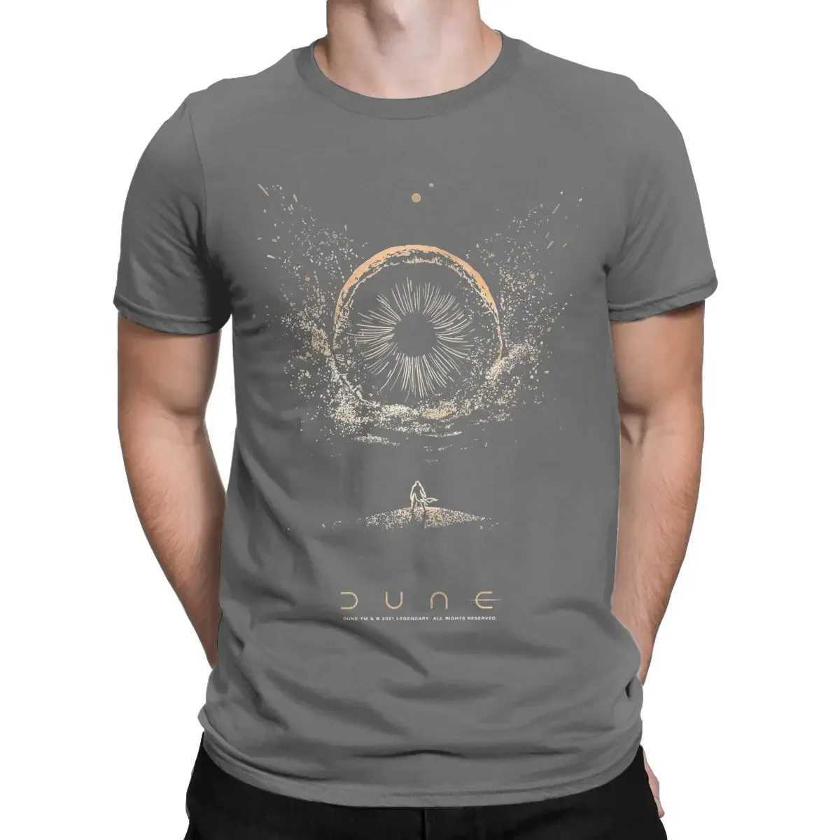 Shai Hulud Mens Casual T-shirt Round Neck Cotton T-shirt Dune Movie Short Sleeve T-shirt Gift Clothing CL240913
