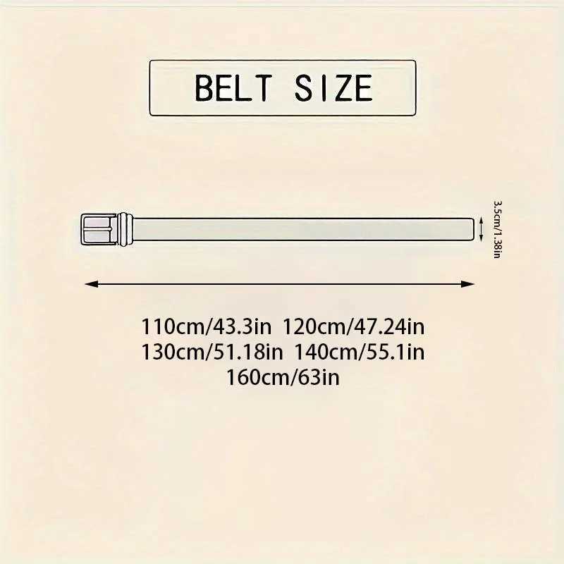 Mens fashion denim strap formal style strap automatic buckle more durable strap suitable for business work pants jeans daily wear W240920