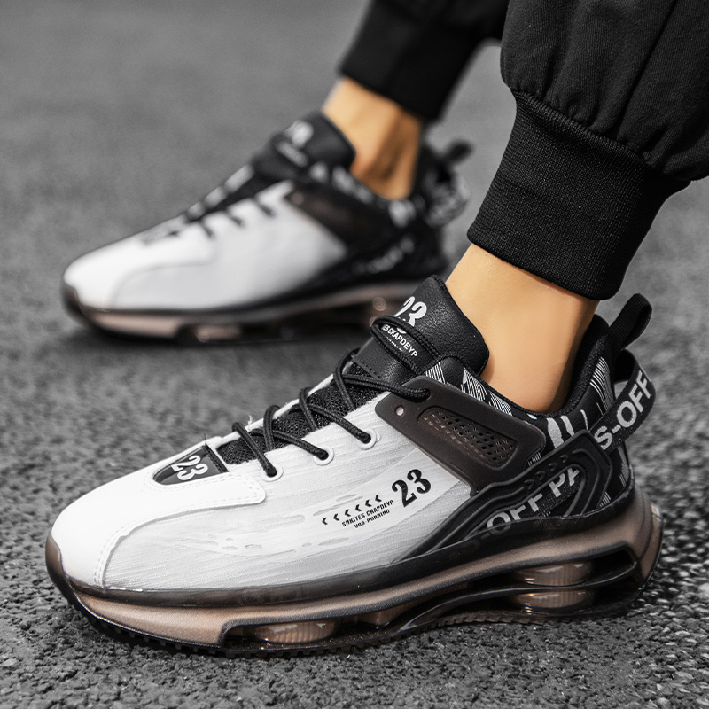 Men Sneakers Mesh Surface Sport Shoes Leisure Road Running Basketball Shoe Youth Trend Male Walking Jogging Training Footwear