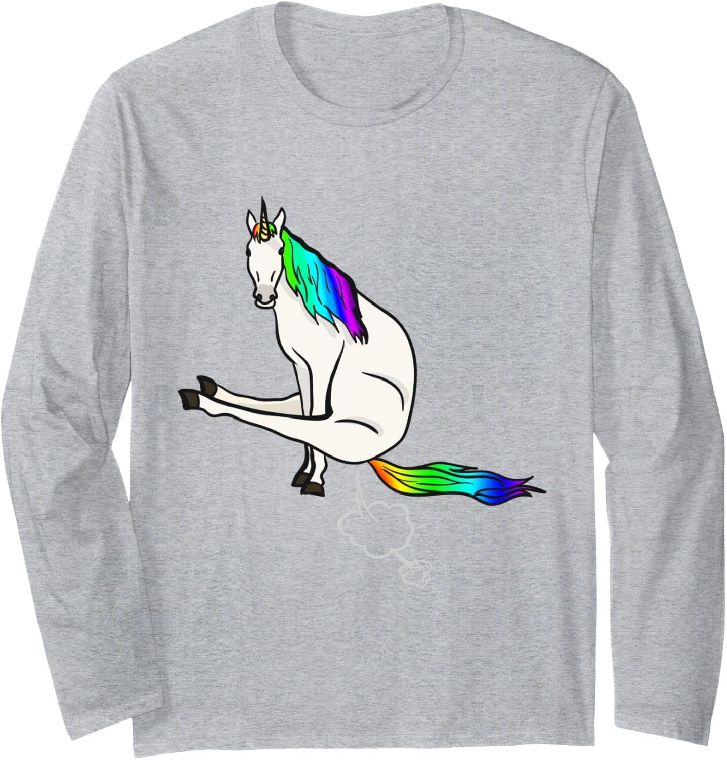 Long Sleeve Shirts for Men sweatshirt Unicorn Exhale Yoga Funny Cute Yogis Gift Long Sleeve Tee Streetwear Casual tops clothes