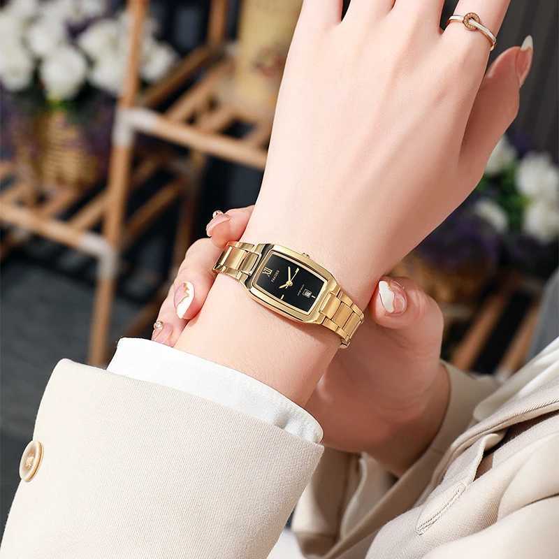 WWOOR Elegant Womens Watch Fashion Stainless Steel Waterproof Ladies Quartz Wristwatch Luxury Bracelet Watches Date Reloj mujerX240920