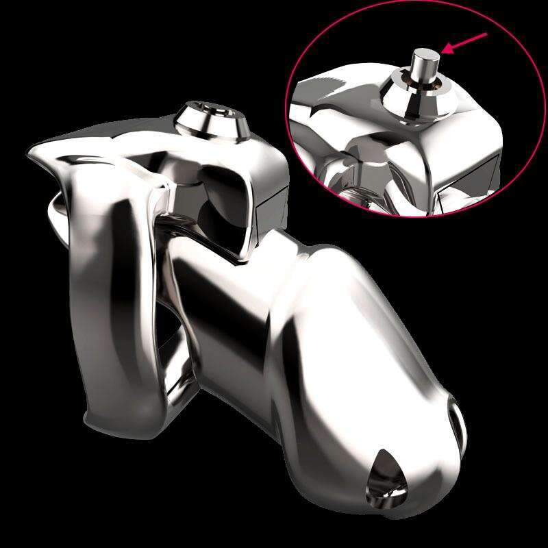 MOGlovers New HT V5 Cock Cage Male Penis Ring Chastity Device Stainless Steel Chastity Cages Sex Toys For Men Gay