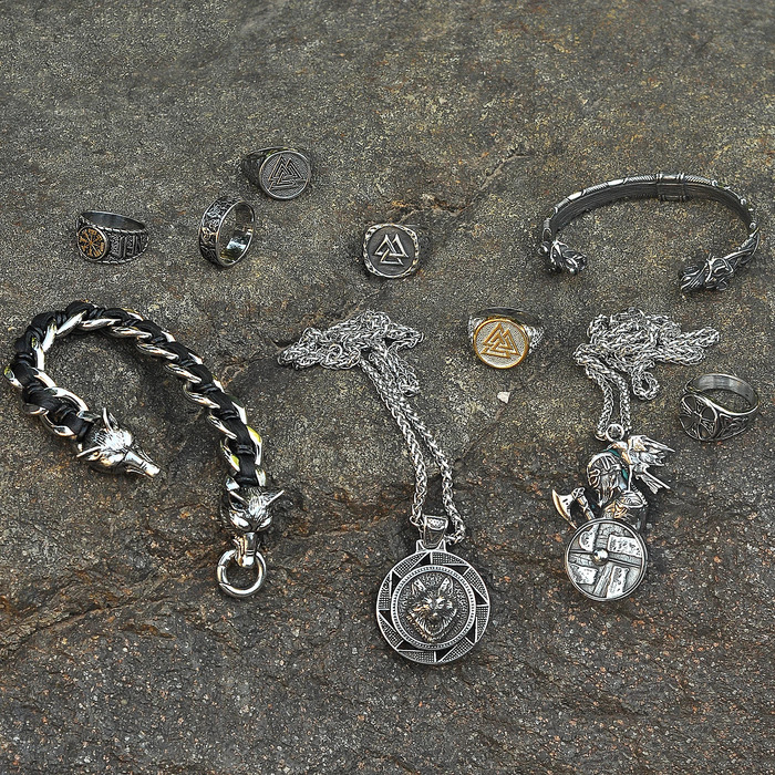 Original Design Stainless Steel Viking Jewelry Norse Goddess Hel Amulet Necklace 240910