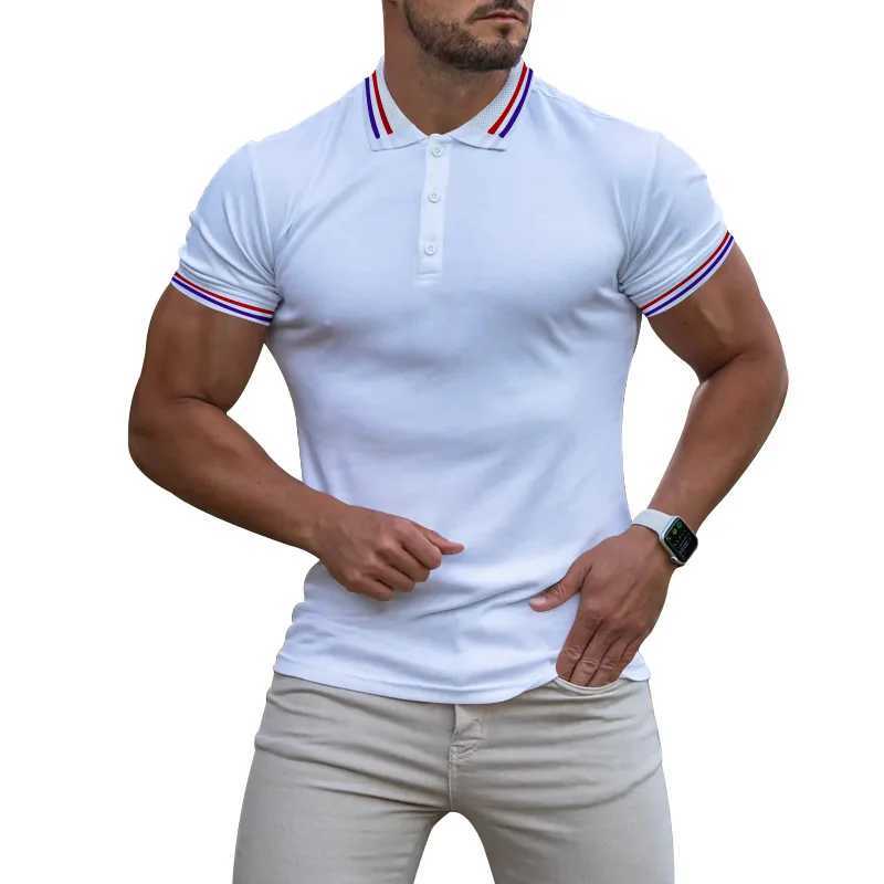 Mens Summer Cotton POLO Shirt TopsX240920