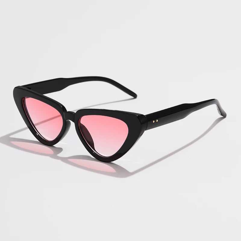 Cat Eye Sunglasses Small Cateye Sun Glasses Brand Designer Eyeglasses For Women Candy Colors Gradient Shades Female EyewearX240920