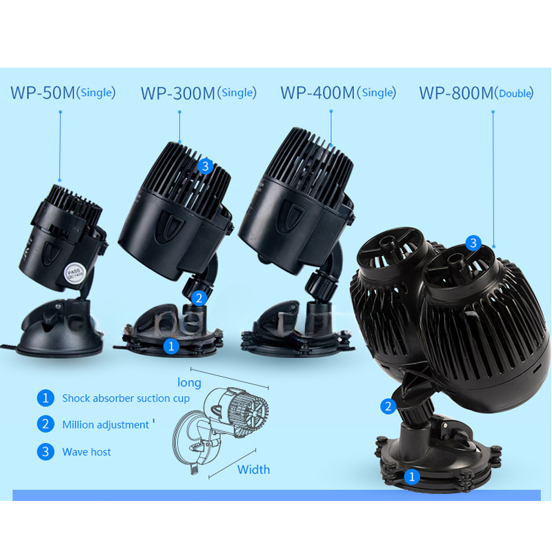 220V fish tank aquarium wave pump aquarium surf pump mute small wave generator high power blow fish wave