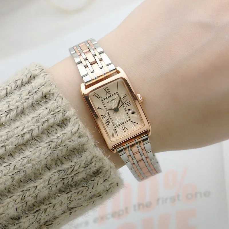 2024 New Women Watch Light Luxury Brand Stainless Steel Ladies Business Watches Female Student Fashion Quartz WristwatchesX240920