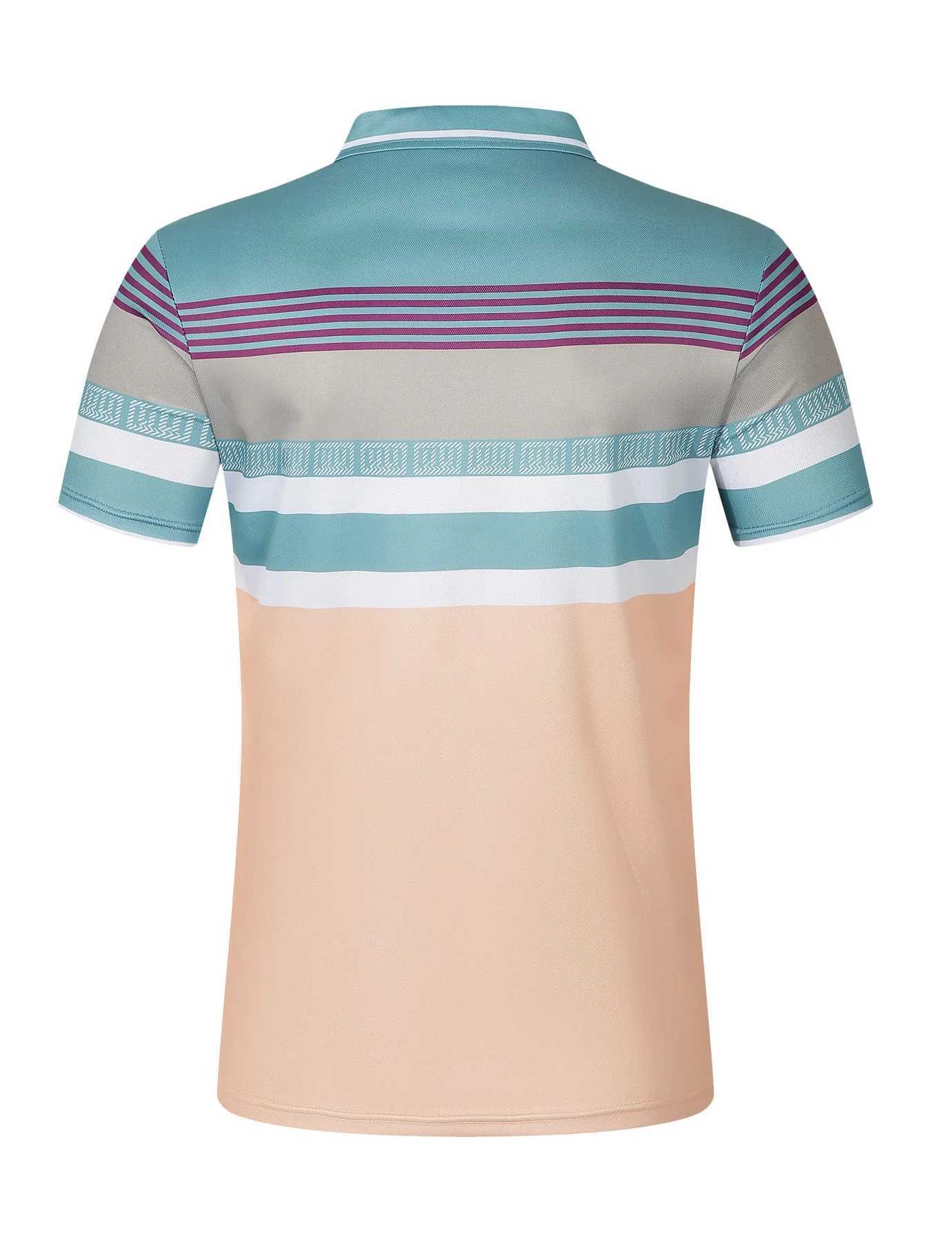 Mens summer short sleeved striped polo shirt mens casual breathable polo shirt top.X240920