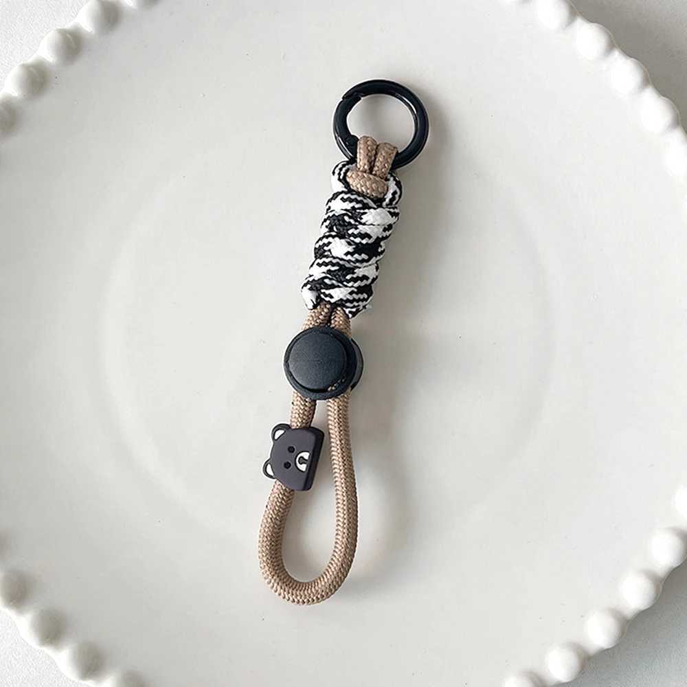 Fashion Keyring Creative Braided Lanyard Keychain For Phone Case Women Anti Lost Knot Rope Strap Car Key Chains Diy AccessoriesX240919