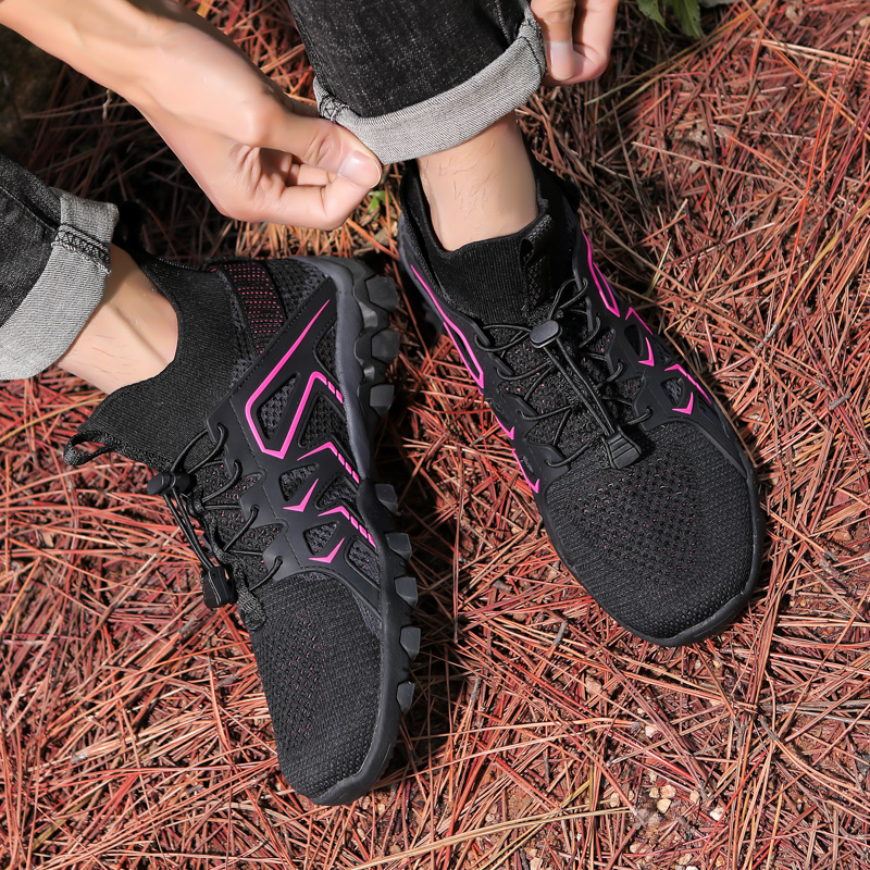 Trekking High-quality Men Hiking Shoes New Women Comfortable Breathable Outdoor Sock Camping Tourism Sneakers Size 36-46 2748