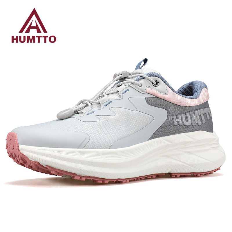 HUMTTO Marathon Running Shoes Black Trainers Woman Breathable Ladies Sneakers for Women Luxury Designer Gym Women's Sports Shoes