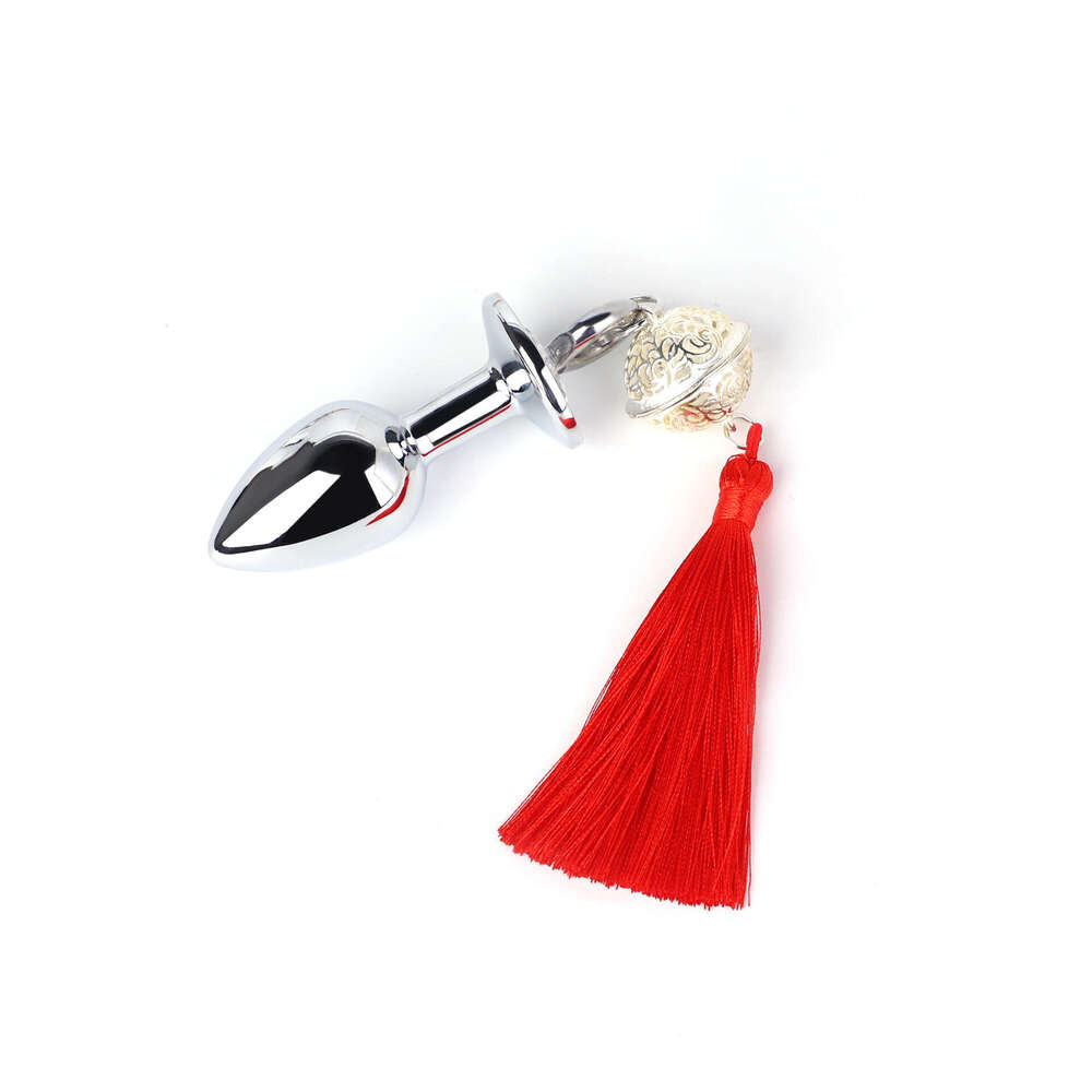Backstage development SM props, fun metal anal plugs for women SM training tassel bells anal plugs, alternative adult products