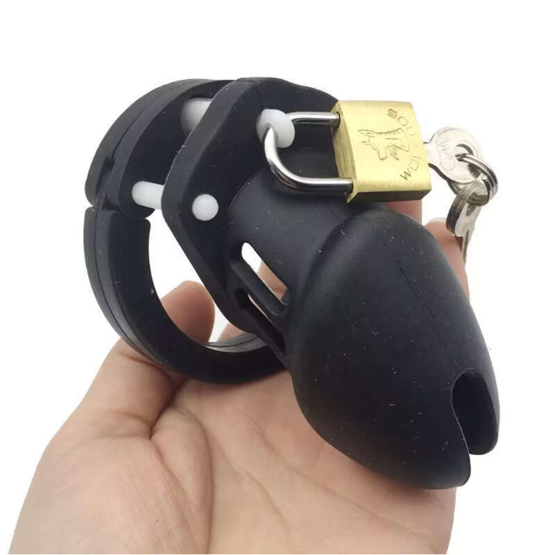 Silicone Penis Chastity Cage Male Cock Lock Device Play Game Wholesale Chastity Tool Adult Sex Toy For Men's Pene