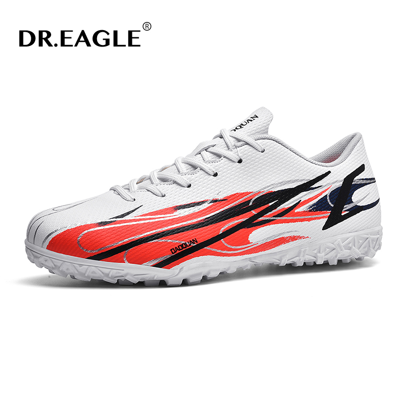 DR.EAGLE Soccer Shoes TF/FG Men Sports Shoes Youth Professional Training Football Boots Futsal Shoes Sneakers Man Soccer Cleats