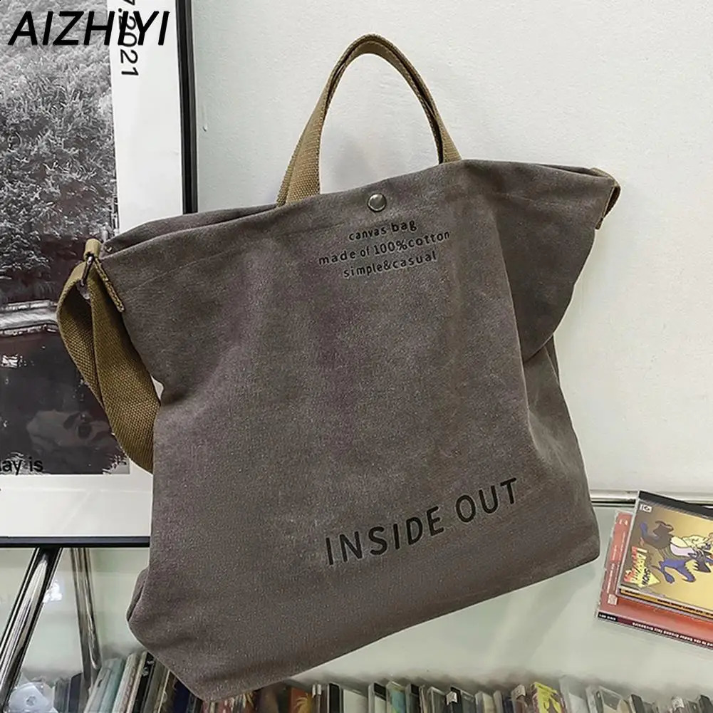 Womens casual messenger bag mens canvas handbag handbag book shoulder bag large cross shaped shopping bag 240918