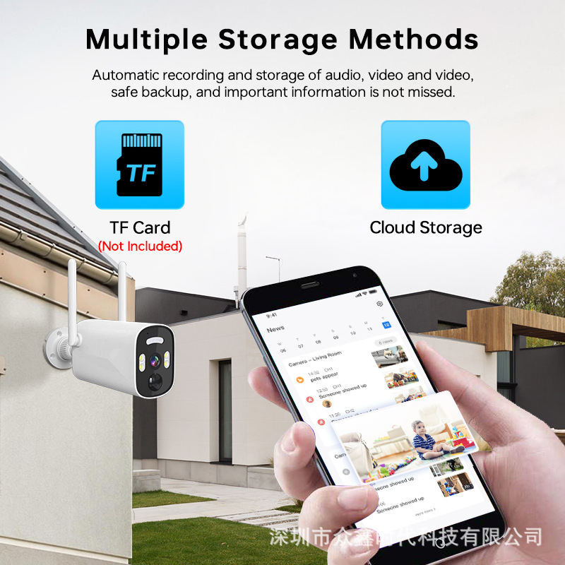 4mp low power solar camera wifi home hd surveillance camera solar outdoor security alarms garden protector supplies