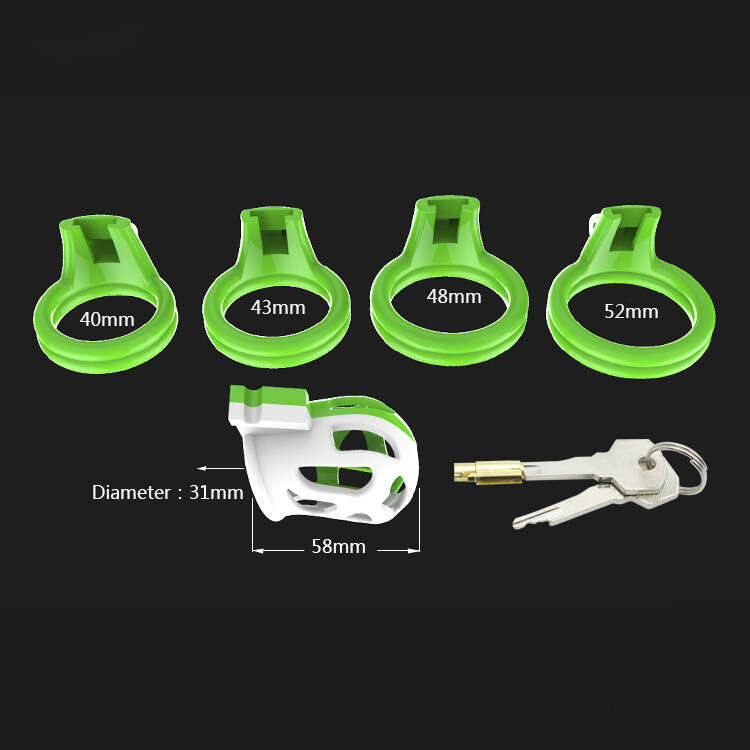 Color Clash Plastic Mens Chastity Device Male Cock chastity Cage BDSM Penis Lock Adult toys