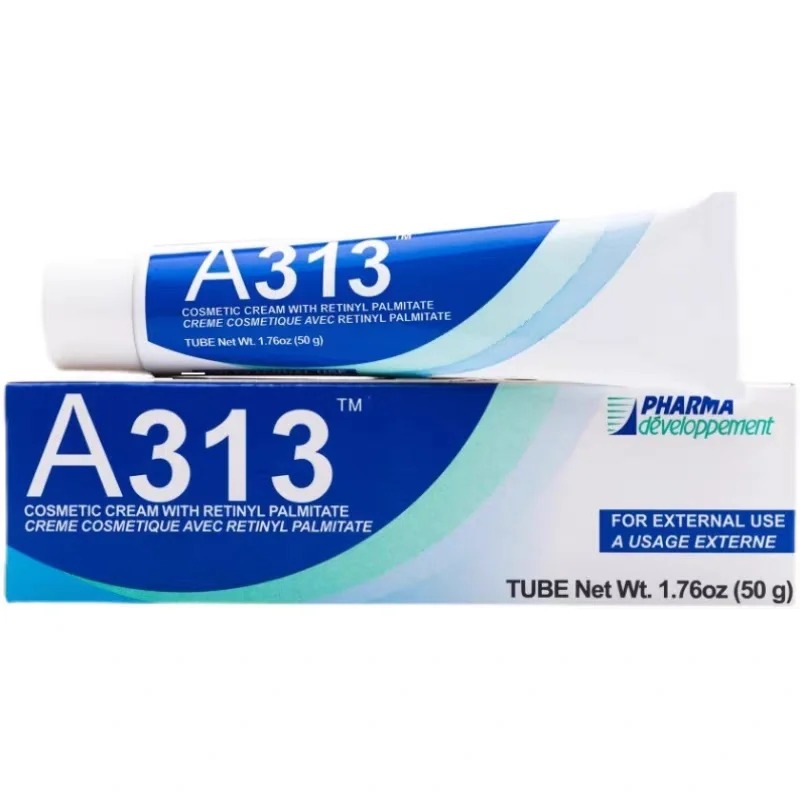 50G A313 COSMETIC CREM WITH PALMITATE CREME COSMETIQUE AVEC RETINYL PALMITATE Gel moisturizing face cream for skin care Free Shipping